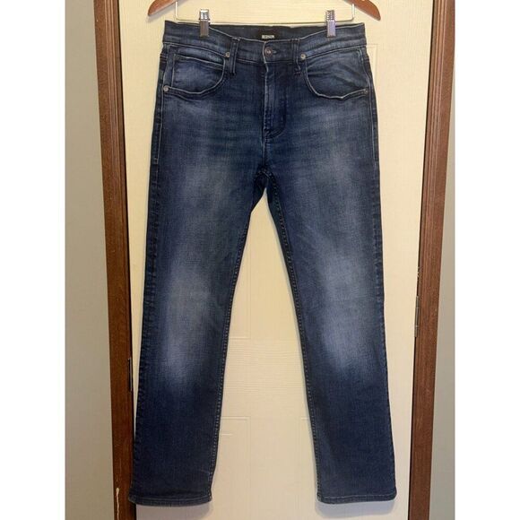 HUDSON Men's Byron 5-Pocket Straight Leg Stretch Jeans Size 31 - Picture 4 of 14